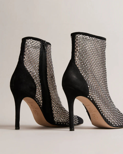 TED BAKER (BN) Diamonte mesh heel boot! 41