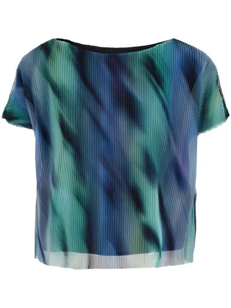 ARMANI EXCHANGE (LN) Northern lights pleat top! 10-12