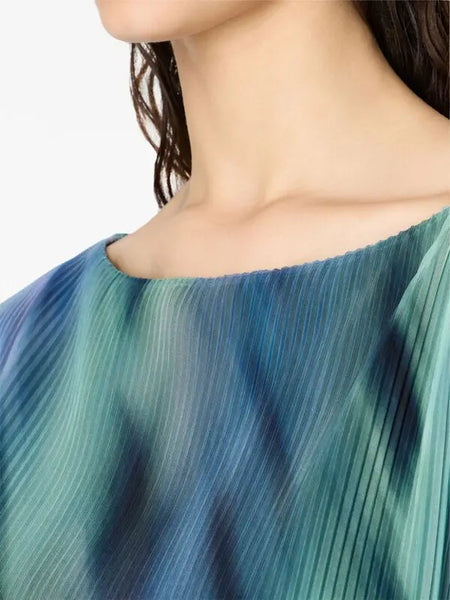 ARMANI EXCHANGE (LN) Northern lights pleat top! 10-12