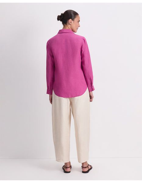 SPORTSCRAFT (LN) Dahlia linen shirt - Pink! 18