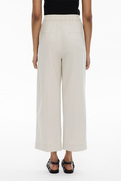 WITCHERY (LN) Linen crop pant - Flax! 14