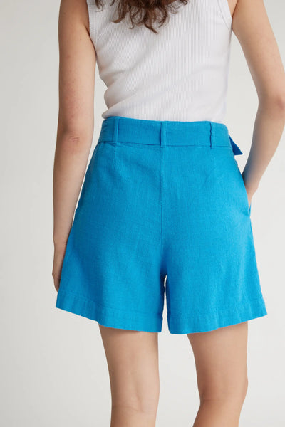 MAX - Belted tailored linen short! 10