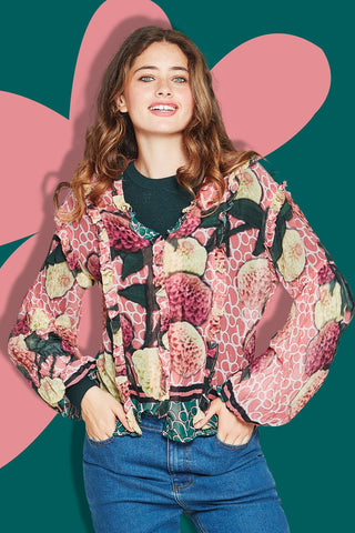 COOP By Trelise "Whatever frill be" blouse! 10