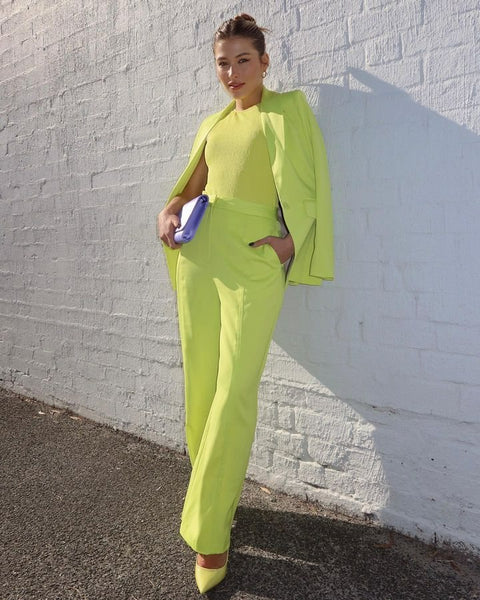 SHEIKE (BN) "Zali" bodysuit - Acid yellow! 14