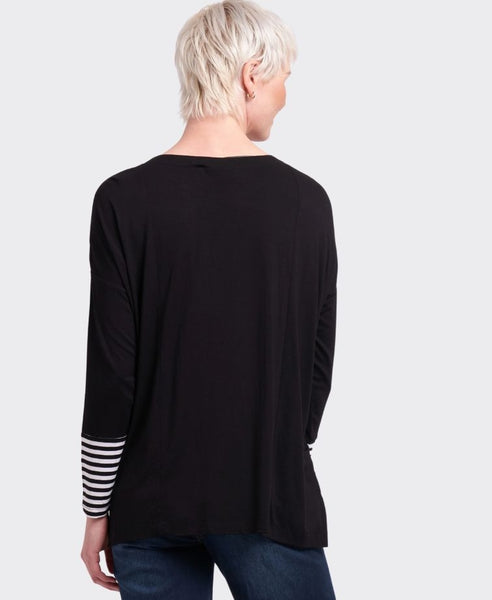 FOIL (LN) Gold foil heart print top! 14