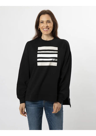 STELLA + GEMMA (LN) Licorice allsorts sweater! 10