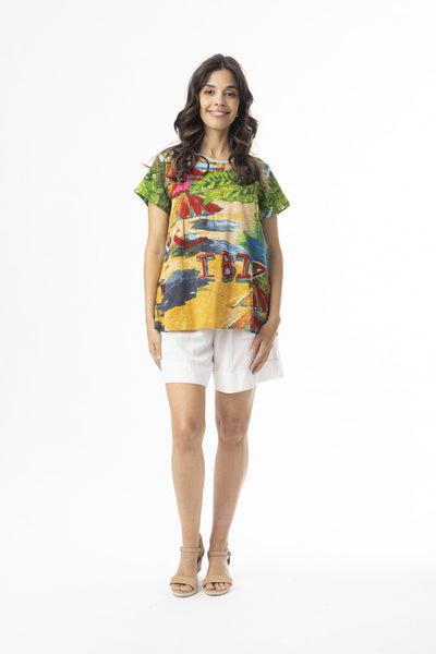 ORIENTIQUE "Ibiza" organic cotton tee! 12