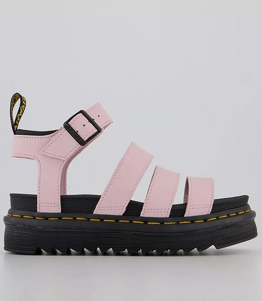 DR MARTEN "Blaire" leather sandals - Chalk pink! 10