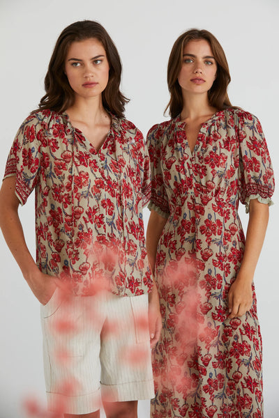 LANIA (LN) "Casia" Floral print top! 14