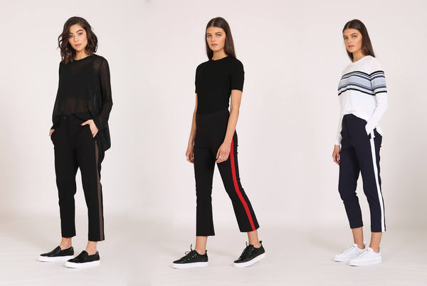 MOOCHI - Series stripe panel pant - Navy! 10