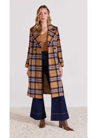 STAPLE THE LABEL - Fluffy check coat! 12