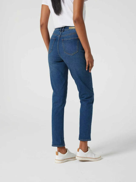 JEANSWEST (LN) Tapered jeans - Mid vintage blue! 12