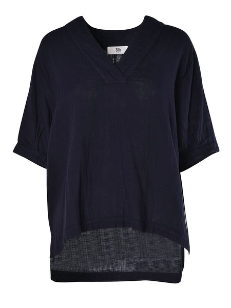 SILLS (NZ) Double gauze organic cotton Cody top - White! 14