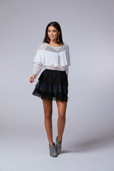 AMAYA - Layered mini skirt! 14