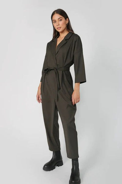 MOOCHI "Blazen" jumpsuit - Khaki! 12