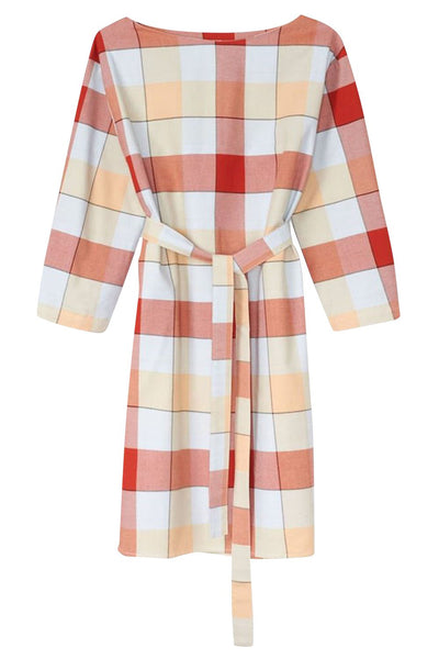 KOWTOW - Plaid stance dress + belt! 10