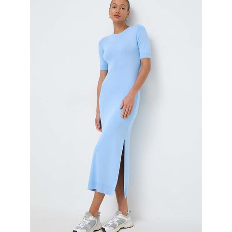 ARMANI EXCHANGE (BN) Mesh panel knit maxi dress! 10