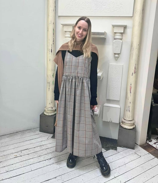 ZAMBESI - Plaid playground dress + pockets! 12