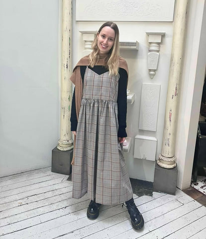 ZAMBESI - Plaid playground dress + pockets! 12