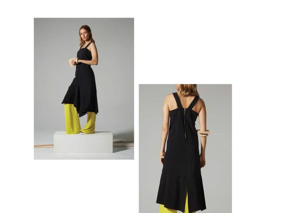 TAYLOR - Fragment wool pinafore dress! 12