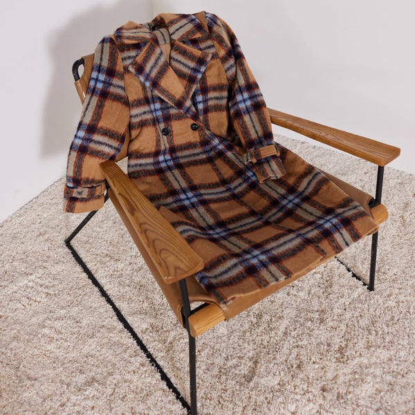 STAPLE THE LABEL - Fluffy check coat! 12