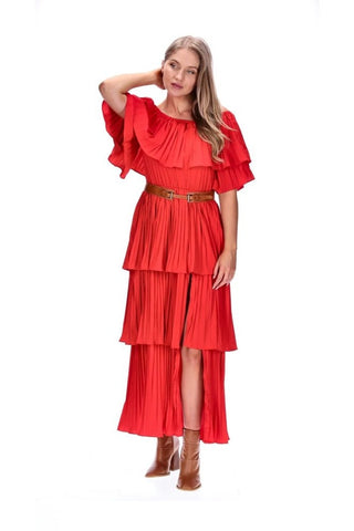 AMAYA (BN) "Savannah" pleated dress! 14