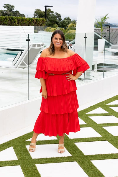 AMAYA (BN) "Savannah" pleated dress! 14