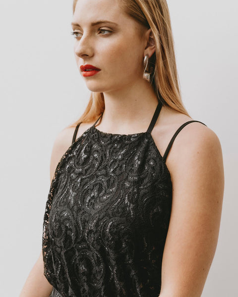 REPERTOIRE (NZ) "Taj" metallic lace wrap dress! 14