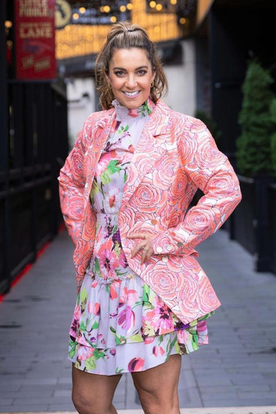 AUGUSTINE - Rose print Cora blazer! 16