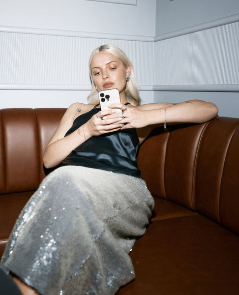 STUDIO.M (BN) "Shine bright" sequin skirt! 18