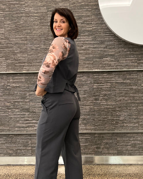 LOUNGE By Repertoire "Lea" waistcoat - Grey! 16