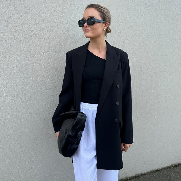 MOOCHI 6&7 (LN) "One shoulder" rib knit tank! 14