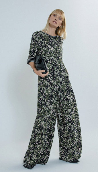 REPERTOIRE (NZ) "Cora" wide leg printed jumpsuit! 12