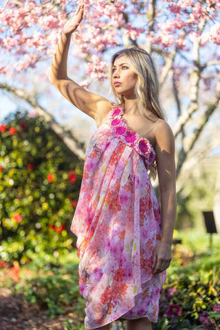 AUGUSTINE (BN) "Oceans" Apart pink floral dress! 16