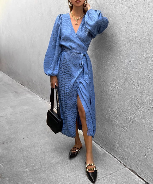 DECJUBA - Simona jacqaurd wrap dress! 12