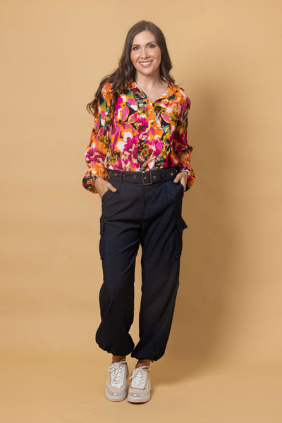 CHARLO "Bronte" linen blend cargo pant! 16