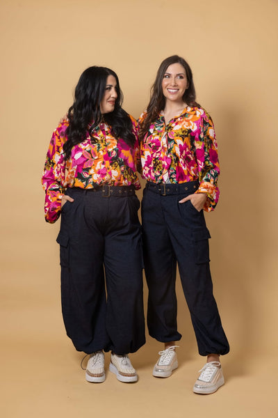 CHARLO "Bronte" linen blend cargo pant! 16