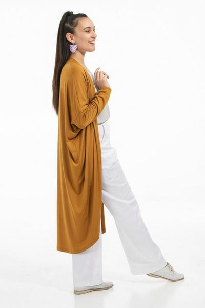 KILT - Merino mason cocoon cardi - Ochre! 8-16