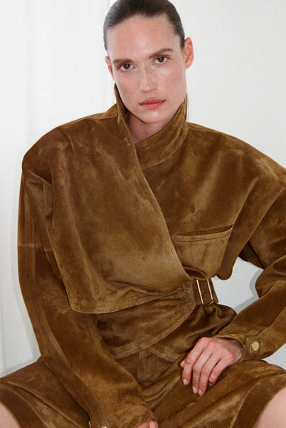 DARKPARK (LN) ITA - Cindy suede contour jacket! 8-10