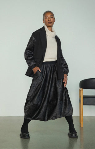 ATELIER By Repertoire (NZ) "Mazdyn" bubble hem skirt! 8-10