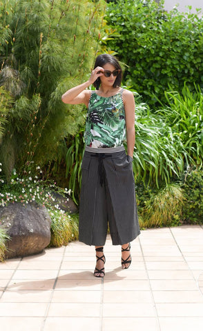REPERTOIRE (NZ) "Lexi" pinstripe crop pant! 16