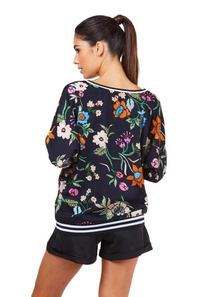CHARLO "Luna" floral print top! 10-12