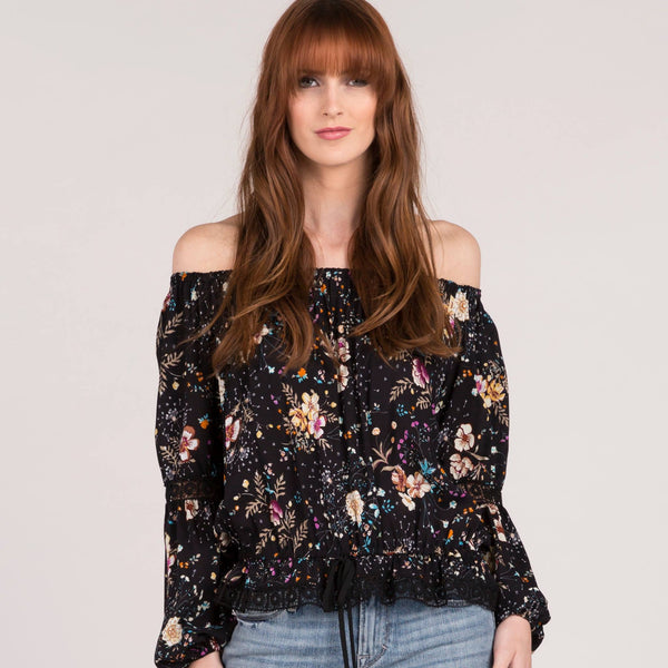 REPERTOIRE (NZ) "Stevie Nicks" lace detail top! 12-14