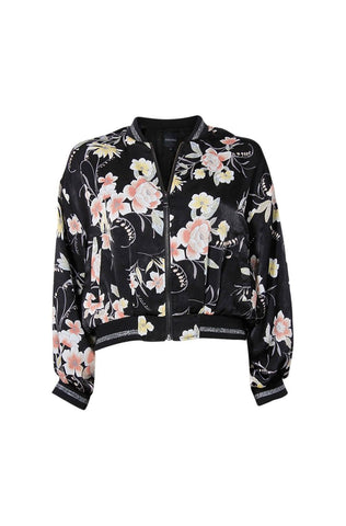 DECJUBA - Floral satin bomber jacket! 10