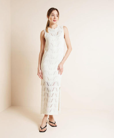 ZARA (LN) Cream lace knit dress! 10