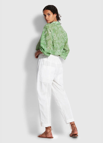 SEAFOLLY (LN) Taper cotton poplin pant! 12