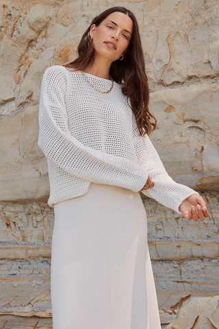 IVY + JACK "Dawn" crochet knit jumper! 12