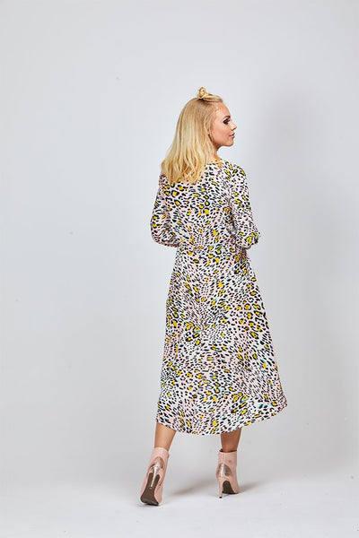 AUGUSTINE - Chloe leopard dip hem dress! 12