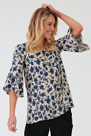 LEMON TREE - Quin top - Rose print! 12