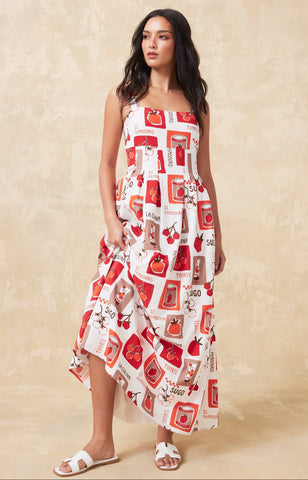 DOTTI (LN) Tomato print maxi dress! 14